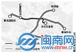 漳州BRT线路规划图
