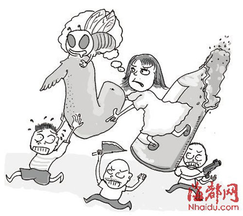 福州两女疑卤味变味 邀人持刀枪讨理