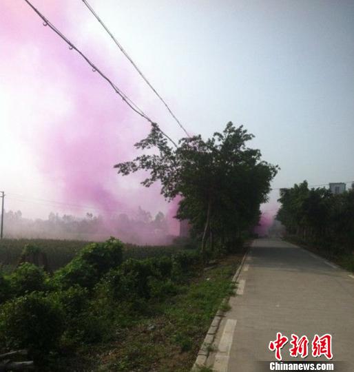 广东博罗县民宅私藏化学品致泄露