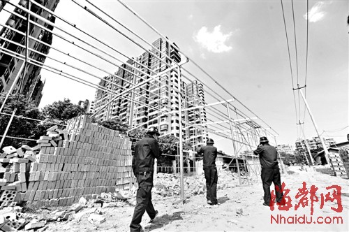 福州规划路上村民违建厂房出租