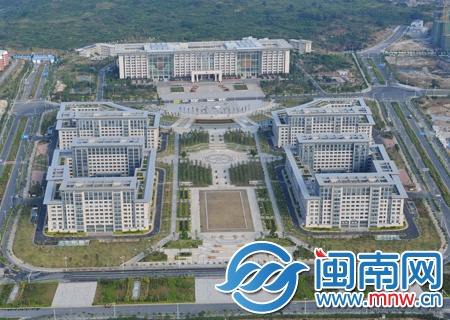 泉州新行政中心俯瞰图 谢向明摄