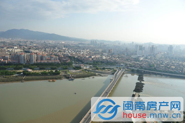 泉州古城区俯瞰图