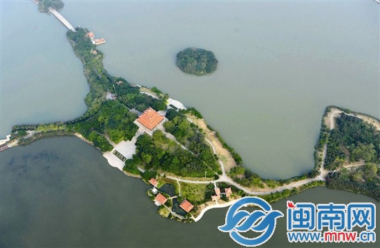 西湖刺桐阁俯瞰