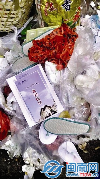 李先生在垃圾堆中发现简历（李先生供图）