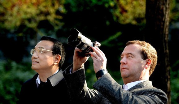 国务院总理李克强俄罗斯总理梅德韦杰夫1