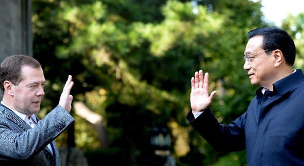 国务院总理李克强俄罗斯总理梅德韦杰夫3