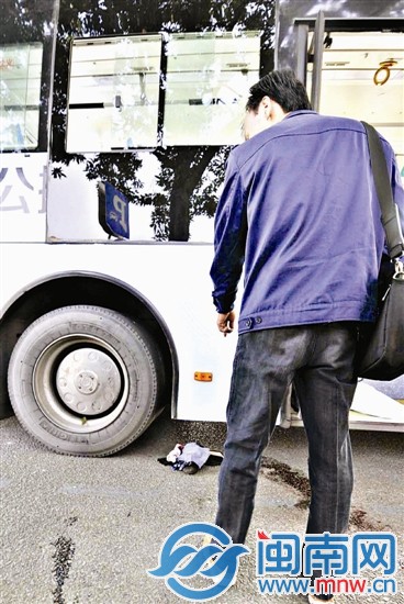 公交司机在现场指认