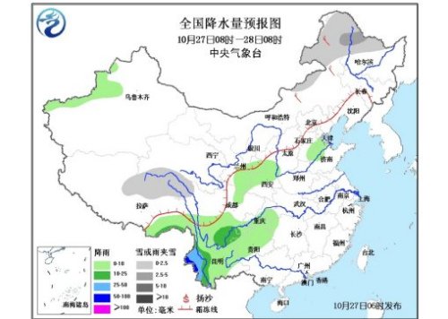 弱冷空气影响东北华北