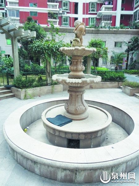 喷泉没有水