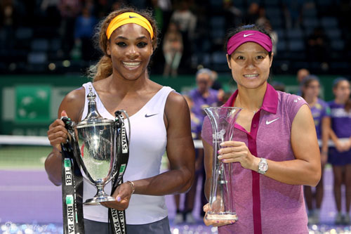 2013WTA总决赛在伊斯坦布尔落下帷幕，女单决赛中李 