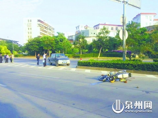 事发分叉路口附近