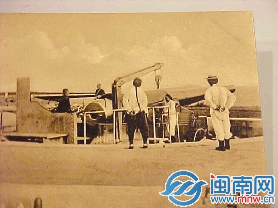 厦门水师炮台演习