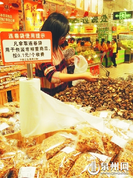 商超每天耗费大量连卷袋