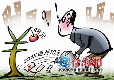 连续交了23年保费 退休每月只领48元