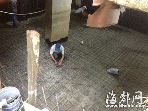 闽侯一小区业主挖3米深地下室 楼上业主心忧忧2