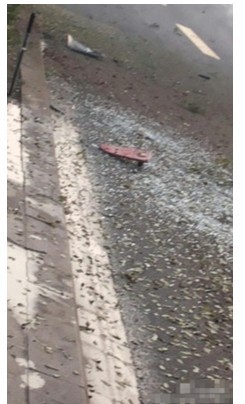太原迎泽大街省委附近小型爆炸物爆炸2