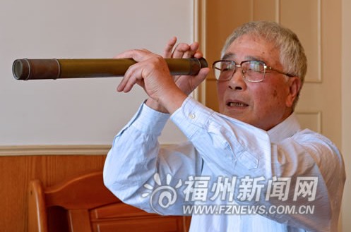 甲午海战定远舰望远镜回福州　全国惟一保存至今