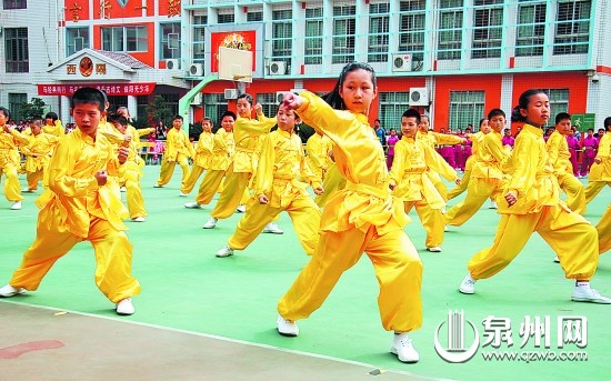 武术、闽南歌谣等传统文化教育在我市学校广泛开展