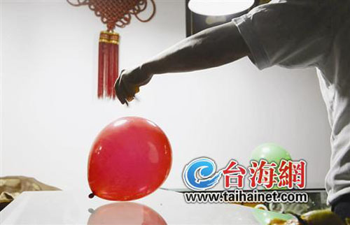 桔子柠檬皮汁可引爆气球