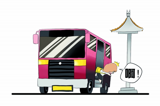 司机疏忽突开车门致乘客摔亡