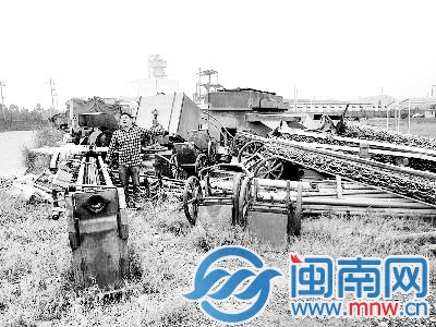 罗克连厂区的设备几乎成废铁