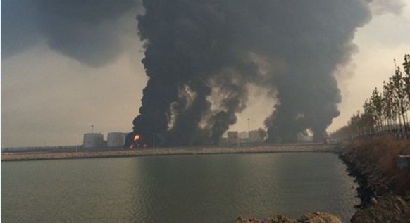青岛黄岛爆炸1