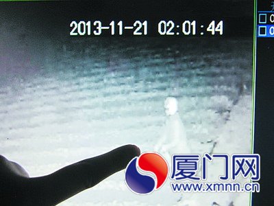 监控中出现的可疑男子