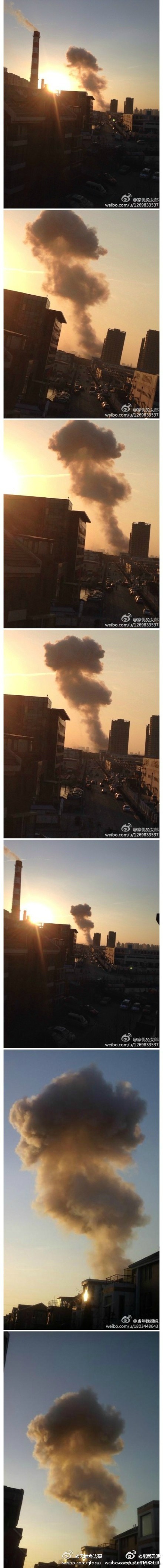 天津南区双港近外环线炸现场图片