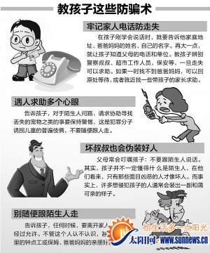 教孩子这些防骗术