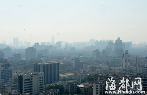 福州昨日再现雾霾 专家：与本地污染源有关