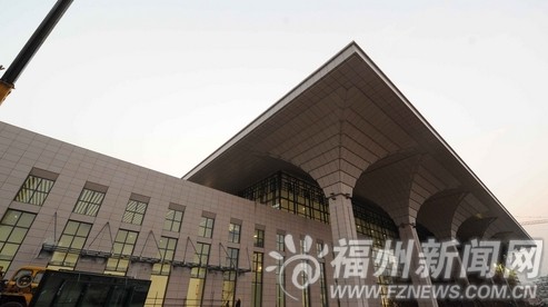福州火车站北站房月底竣工 每日承载7000人出行