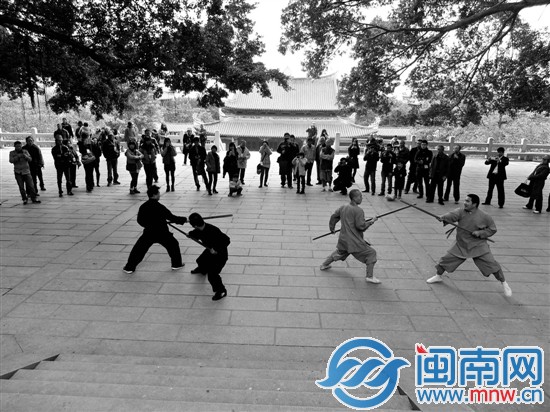 泉港“扁担拳”到少林寺寻根