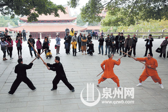 泉港扁担拳与少林棍法非常相似