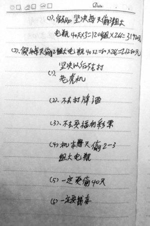 小偷写励志日记