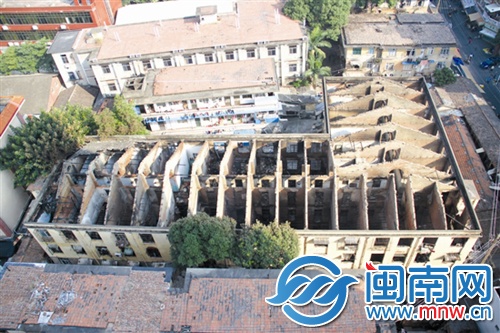 11号楼已变成一座废墟