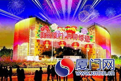 “鹭岛之春”灯组效果图