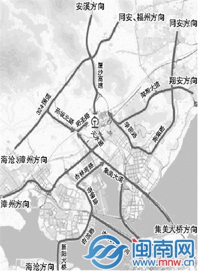 从岛内去厦门北站