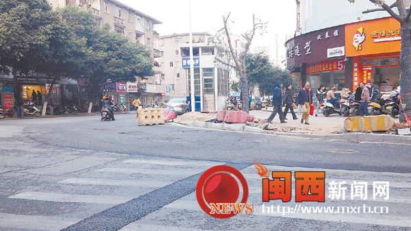 九一北路道路拓宽基本完成