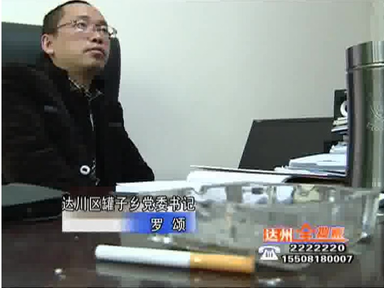 达州市达川区罐子乡党委书记罗颂