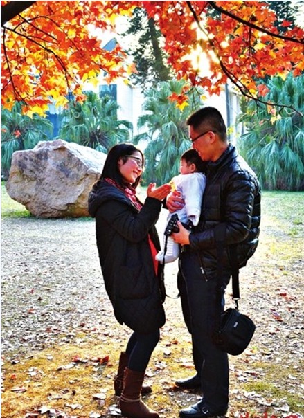 福大老校园片片枫叶情