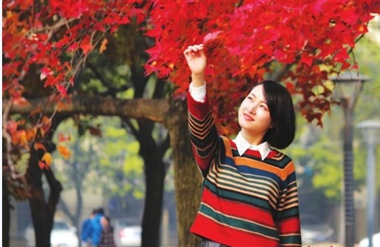 福大老校园片片枫叶情3