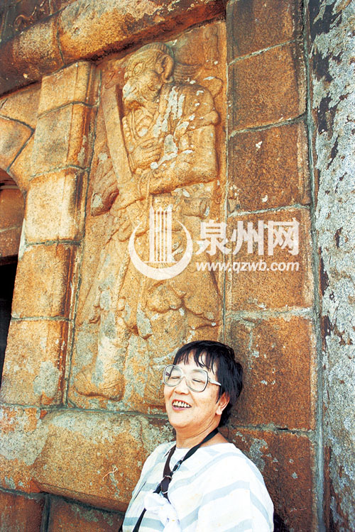 日本知名学者中野美代子在西塔四层发现孙悟空形象， 