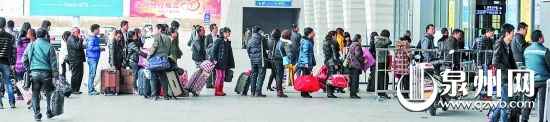 泉州动车站今年春运预计将发送旅客70万人次