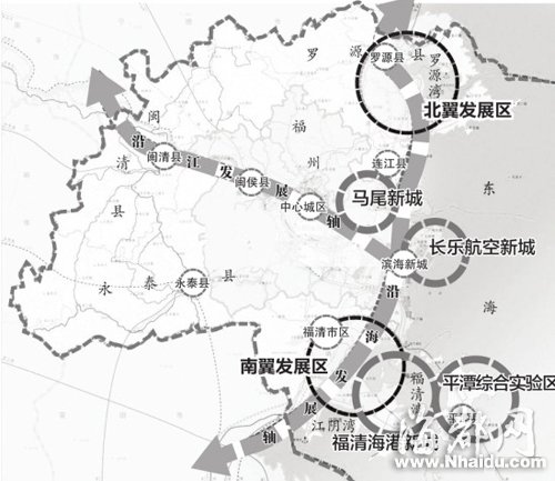 福州新区将建滨海大通道 拟规划城市轻轨2