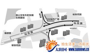 社会车辆左转路径