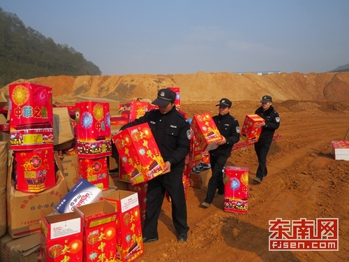 查处烟花爆竹