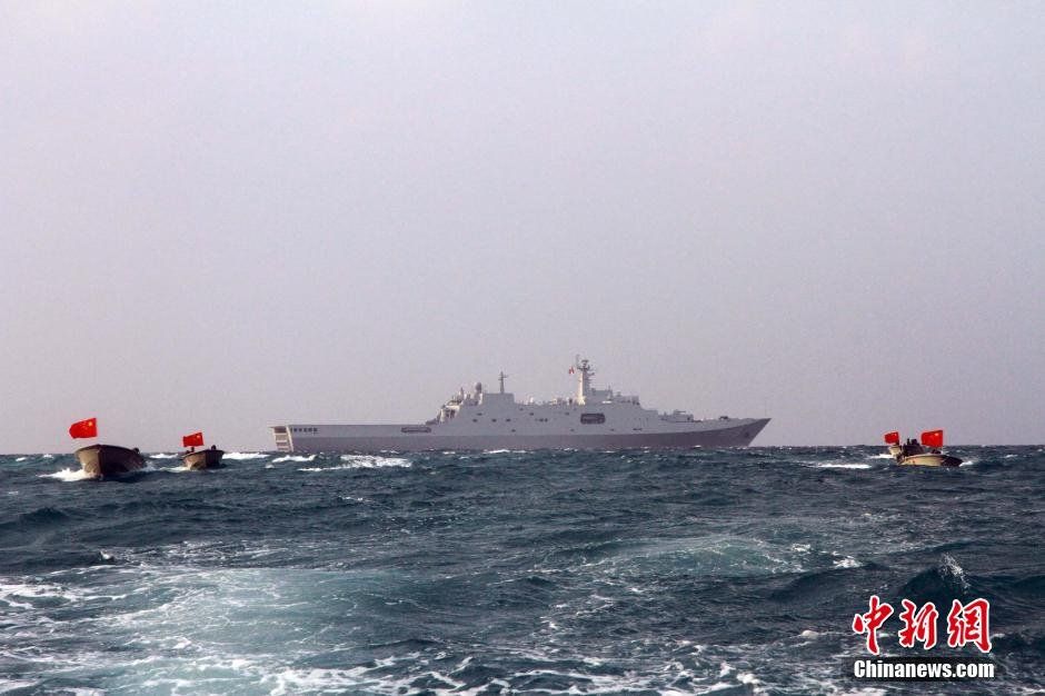 南海舰队巡航西沙3