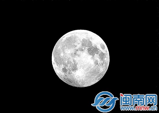 难得一遇的超级月亮