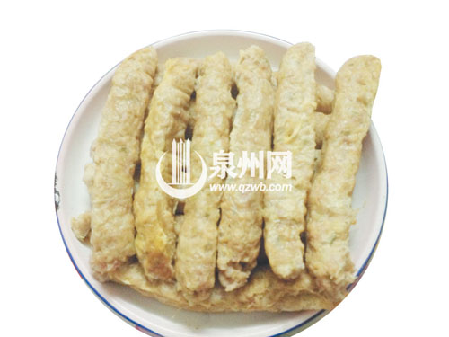 泉州市区过年必备的鸡卷