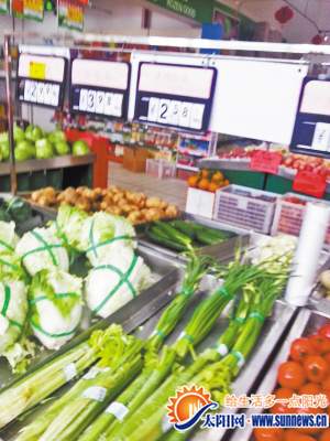节后的菜市场